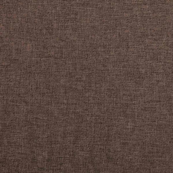 vidaXL Lystett gardin med kroker og lin-design gråbrun 290x245 cm