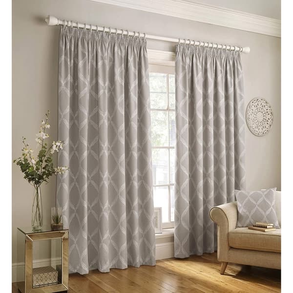 Paoletti Olivia Pencil Pleat Curtains