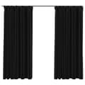 Miniatyrbilde 1 av 6: vidaXL Lystette gardiner kroker lin-design 2 stk antrasitt 140x175 cm