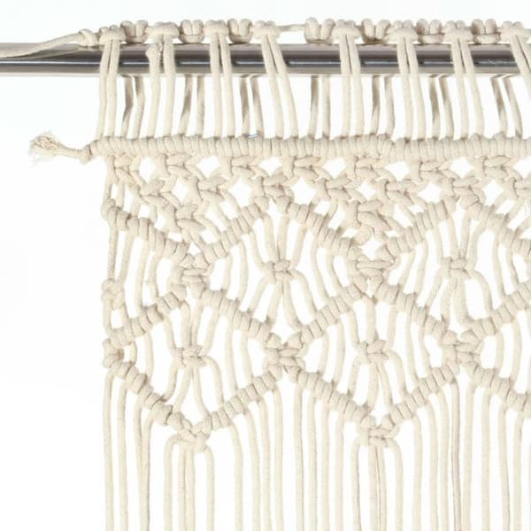 vidaXL Macrame verho 140x240 cm puuvilla