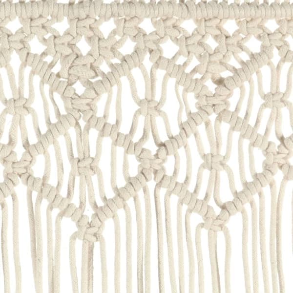 vidaXL Macrame verho 140x240 cm puuvilla