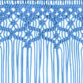 Pikkukuva 4 / 5: vidaXL Macrame verho sininen 140x240 cm puuvilla