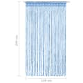 Pikkukuva 5 / 5: vidaXL Macrame verho sininen 140x240 cm puuvilla