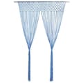Pikkukuva 1 / 5: vidaXL Macrame verho sininen 140x240 cm puuvilla