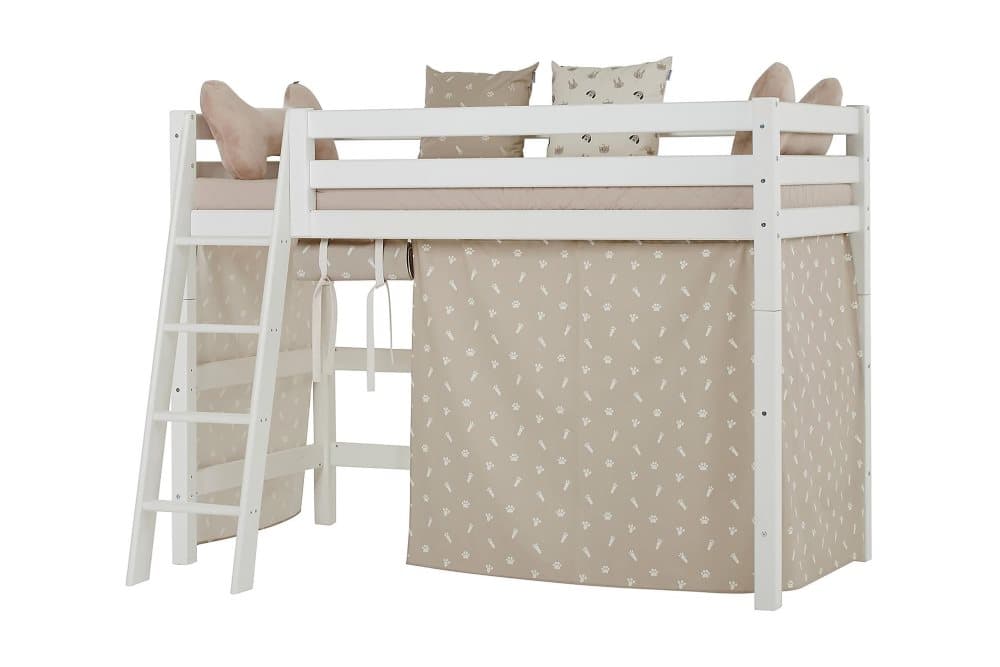 KUNGSHAMN Draperi för våningssäng 200 cm Silver