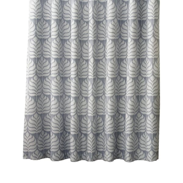 Paoletti Horto Eyelet Curtains Blue 90in x 54in
