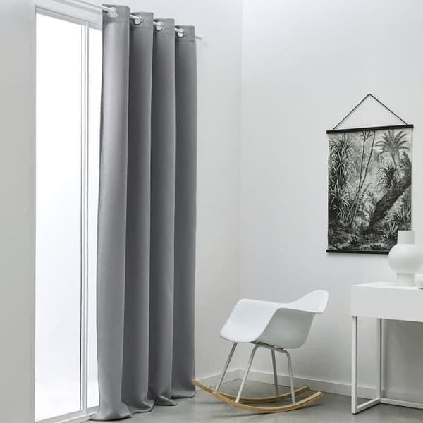 IDAG Essential Plain Mörkläggningsgardin - 140 x 240 cm - Stål
