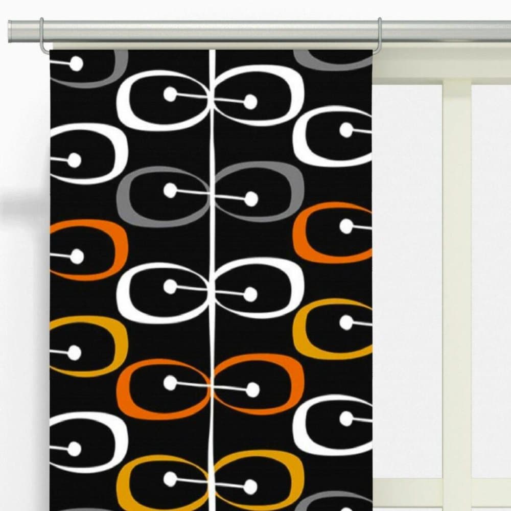 Panelgardiner Kiwi Svart 2-pack - Arvidssons Textil