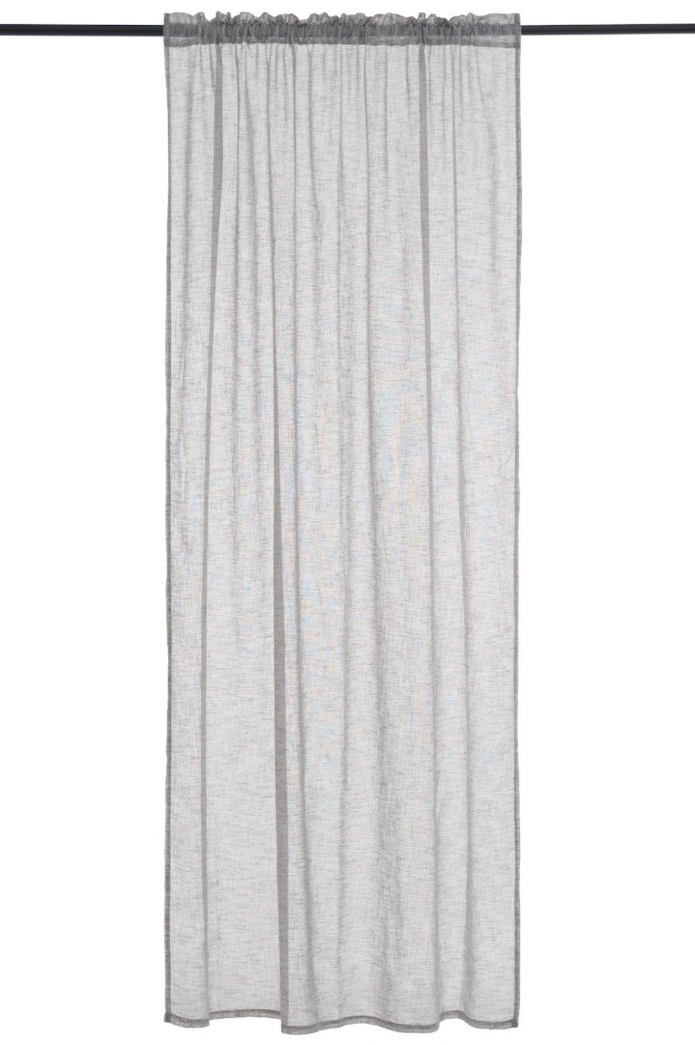 Oliver Gardin 140x240 cm Grå 2-pack