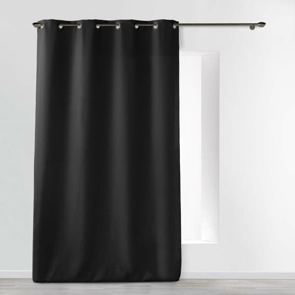 Eyelet gardin 140x280 ESSENTIEL BLACK - DOUCEUR D'INTERIEUR - Gardin - Vanlig - Tamisant