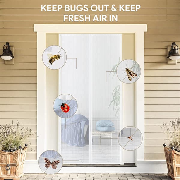 Magnetisk skjermdør - holder insekter ute