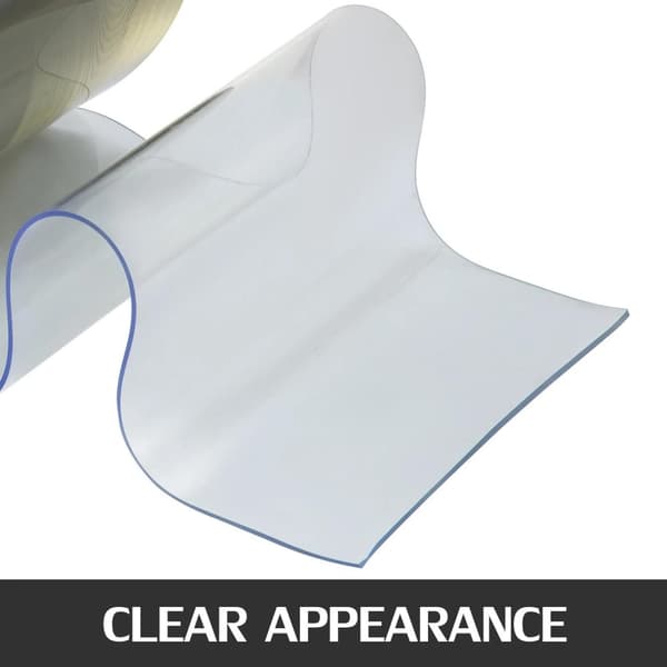 25mX30cmX3mm transparent PVC strip dörrgardin, högkvalitativt material, hög transparens, bra isolering, brett temperaturområde, lätt att skära
