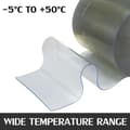 Miniatyrbild 8 av 11: 25mX30cmX3mm transparent PVC strip dörrgardin, högkvalitativt material, hög transparens, bra isolering, brett temperaturområde, lätt att skära