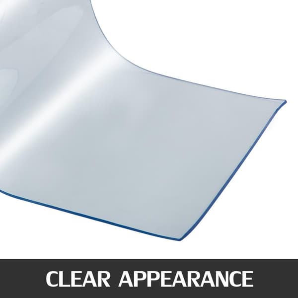 45m x20cm x2mm PVC-plast genomskinlig dörrgardinrulle, bra mjukhet, bra isoleringseffekt, reptålig, lätt att trimma