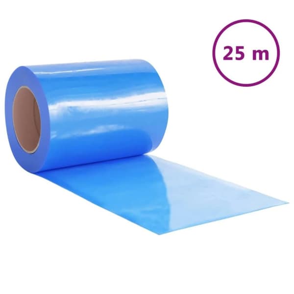 vidaXL Köldridå blå 300x2,6 mm 25 m PVC