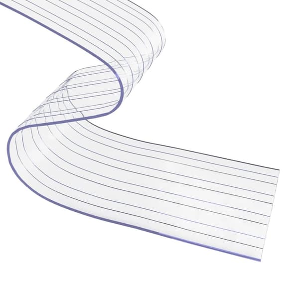 vidaXL Köldridå transparent 200x1,6 mm 50 m PVC