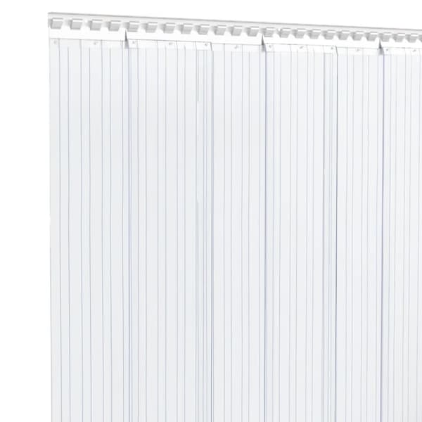 vidaXL Köldridå transparent 200x1,6 mm 10 m PVC
