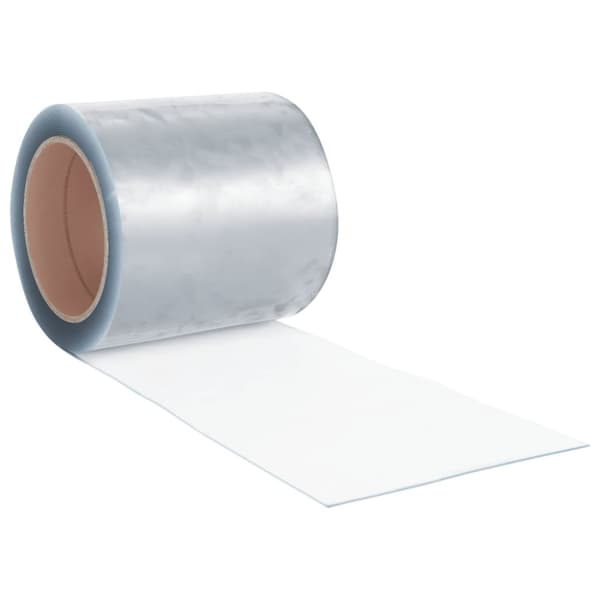vidaXL Oviverho läpinäkyvä 200 mm x 1,6 mm 10 m PVC