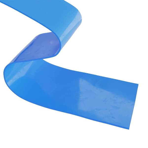 vidaXL Dørgardin blå 200 mm x 1,6 mm 50 m PVC