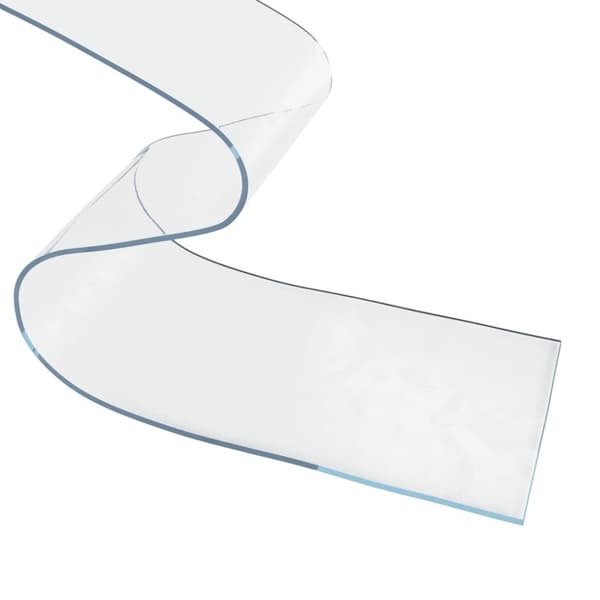 vidaXL Dørgardin gjennomsiktig 200 mm x 1,6 mm 50 m PVC