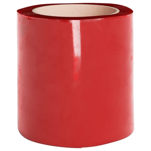 vidaXL Dørgardin rød 200 mmx1,6 mm 10 m PVC