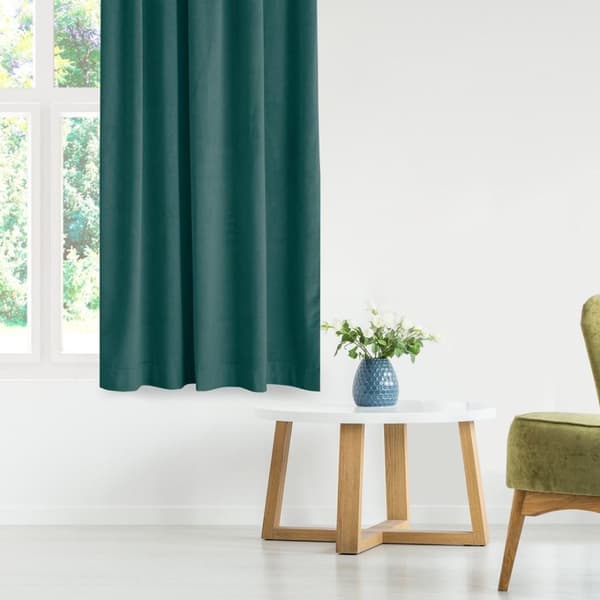 Gardin VILA farve maritim stil klassisk gyldent guld metaløjer fløjl 530x300 homede