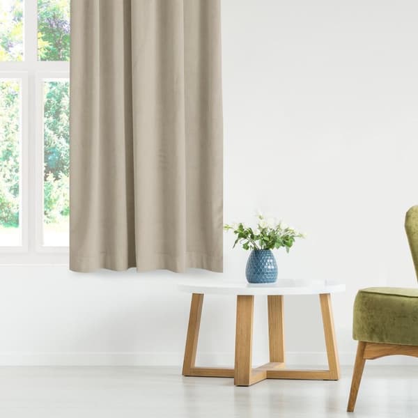 Gardin VILA farve cremet stil klassisk dragetape gennemsigtig 10 cm med frynser 3 cm fløjl 530x300 homede