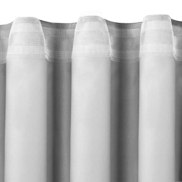 Gardin MILANA farve sennepsstil klassisk transparent bølgetape 7 cm chenille 560x300 homede