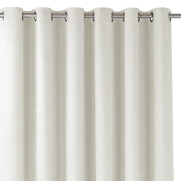 Gardin MILANA färg krämig stil klassisk silver silver metall öljetter chenille 560x300 homede 280x300 cm
