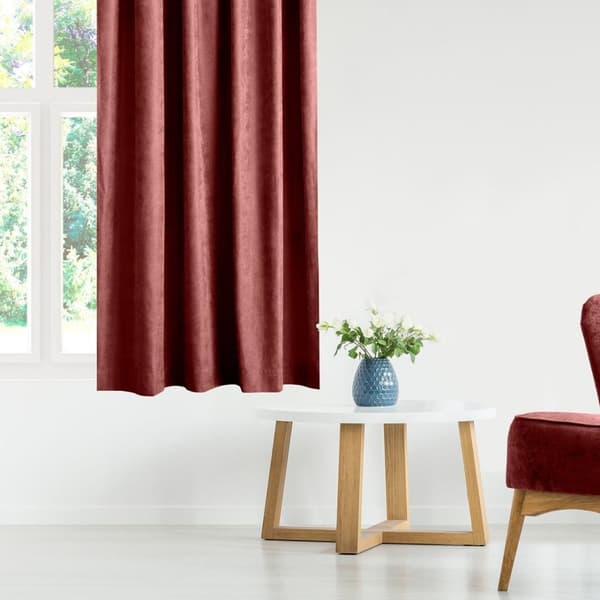 Gardin MILANA farve koral stil klassiske gylden guld metal øjer chenille 560x300 homede
