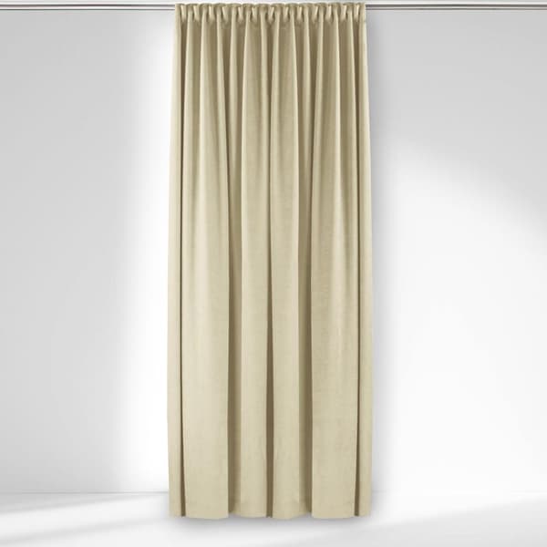 Verho MILANA väri beige tyyli klassinen lohikäärmeteippi läpinäkyvä 7,5 cm hapsuilla 3 cm chenille 560x300 homede