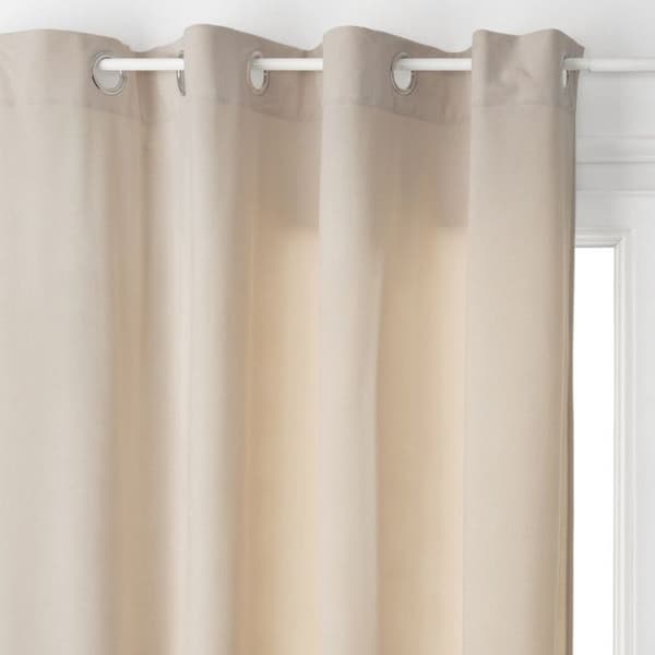 Inredningsgardin "Lilou" Sammetseffekt 140 x 260 cm Atmosphera - Taupe