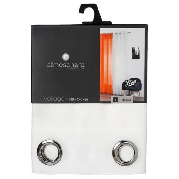 Filtrerande ostduk skir 140 x 240 cm Atmosphera - Elfenben