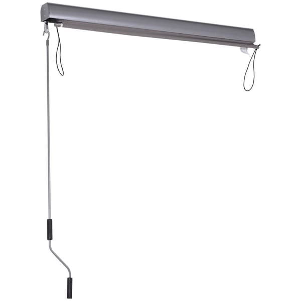 Rootz-rullakaihdin käsikammen ikkunalla - Harmaa - Alumiini, Polyesteri - 47,24 cm x cm x 78,74 cm