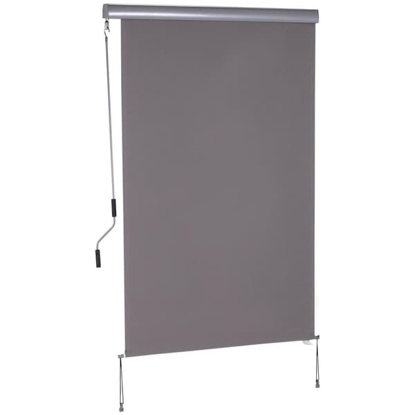 Rootz Rullgardin med vevfönster - Grå - Aluminium, Polyester - 47,24 cm x cm x 78,74 cm