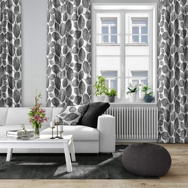 Lyckans Blad Multibandslängd (1 St) Gardiner - Svart/Vit