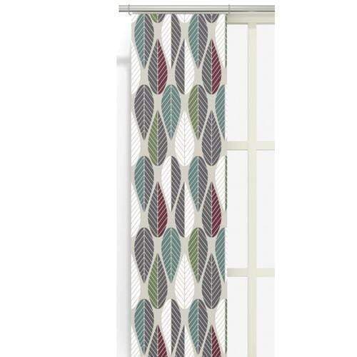 Blader Panelgardiner 2-pack - Vinröd