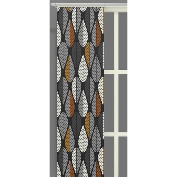 Blader Panelgardiner 2-pack - Svart/Orange