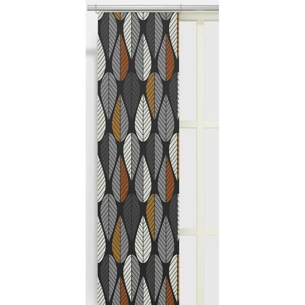 Blader Panelgardiner 2-pack - Svart/Orange