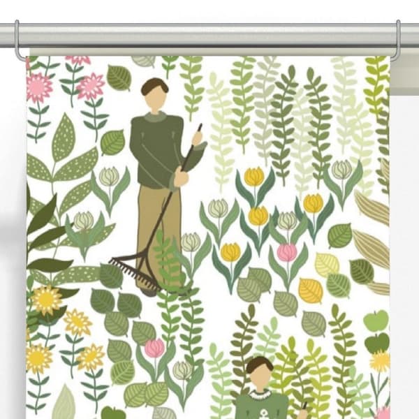 Trädgård Panelgardiner 2-pack