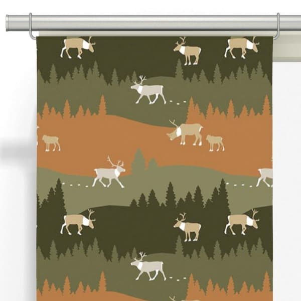 Renland Panelgardiner 2-pack Grön