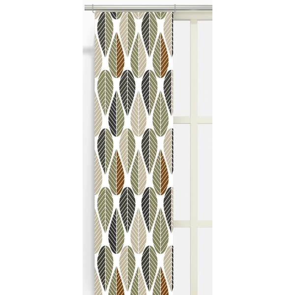 Blader Panelgardiner 2-pack - Grön/Beige