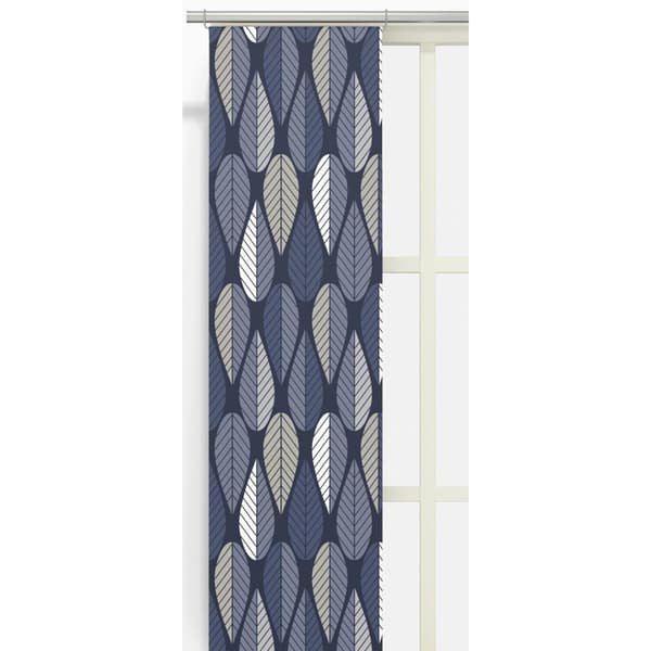 Blader Panelgardiner 2-pack - Mörkblå