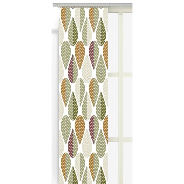Blader Panelgardiner 2-pack - Grön/Rost