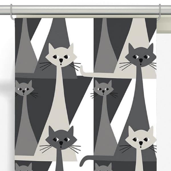 Kitty Grå Panelgardiner 2-pack