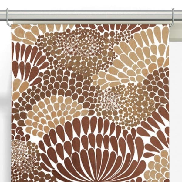 Korall Panelgardiner 2-pack Brun