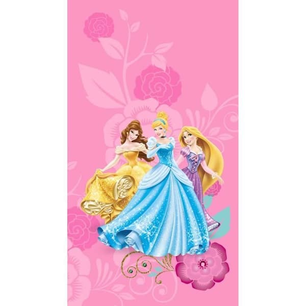 Gardiner - Disney - Prinsessor - 2 st - 90x160 cm - Filtrering - Kan tvättas i maskin