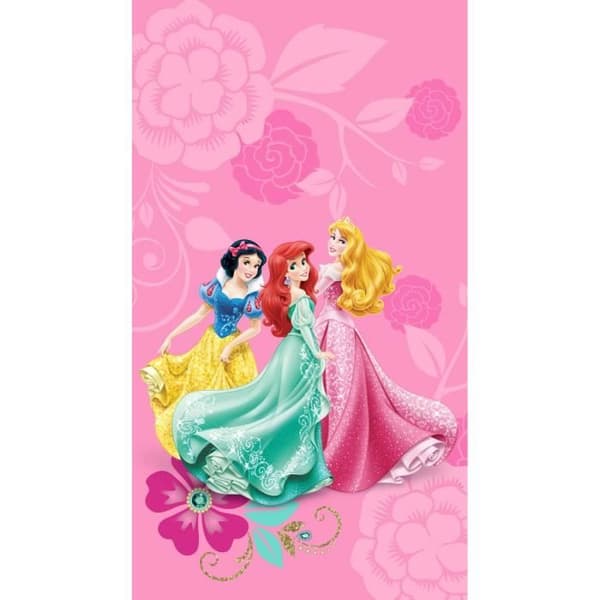 Gardiner - Disney - Prinsessor - 2 st - 90x160 cm - Filtrering - Kan tvättas i maskin