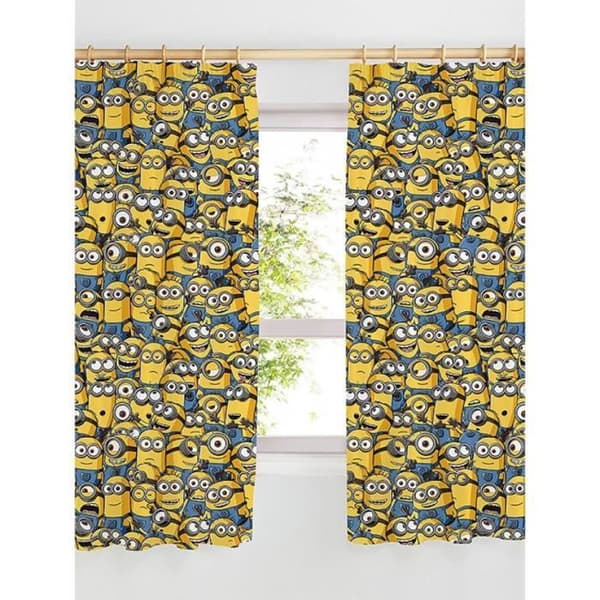 Gardiner - Dumma Mej - Gul - Syntetisk - 168x137 cm - Maskintvättbar