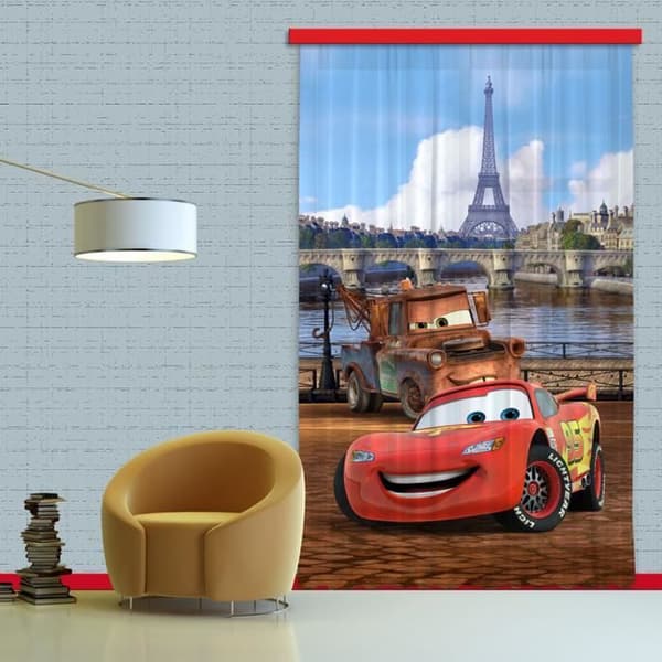 Gardiner Bilar i Paris Disney-Blackout: 140x245 cm
